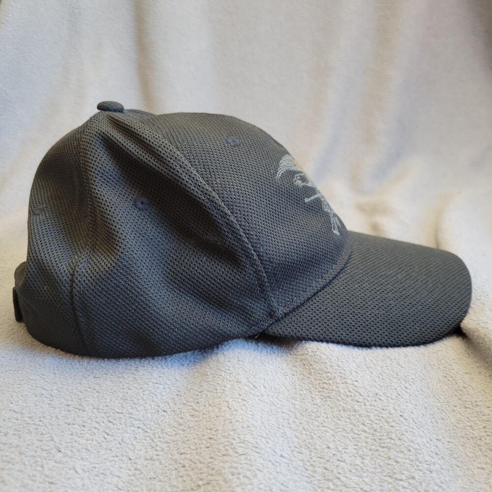 NRA EAGLE Hat Cap One Size Black Gray Embroidered Logo Breathable Adjustable - Picture 4 of 8